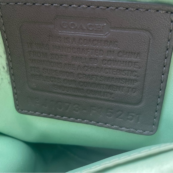 Coach Carley Ivory Leather Shoulder Bag; EUC - Picture 12 of 16